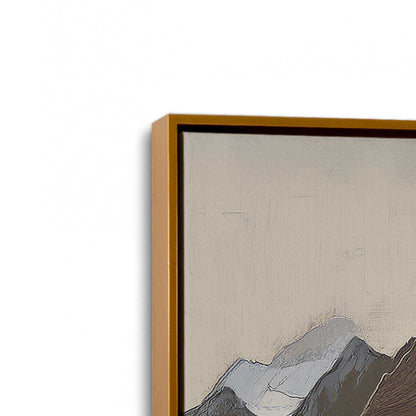 [Color:Polished Gold], Picture of art in a Polished Gold frame at an angle