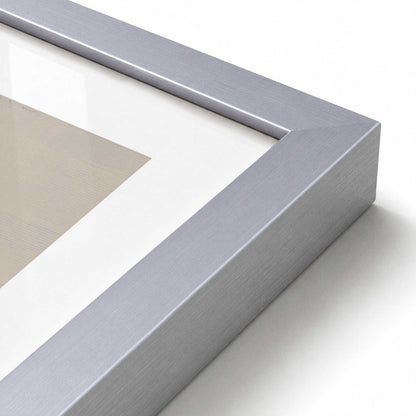 [Color:Polished Chrome], Picture of art in a Polished Chrome frame at an angle