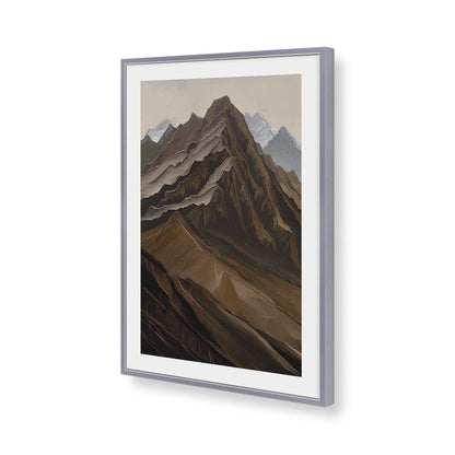 [Color:Polished Chrome], Picture of art in a Polished Chrome frame of the corner