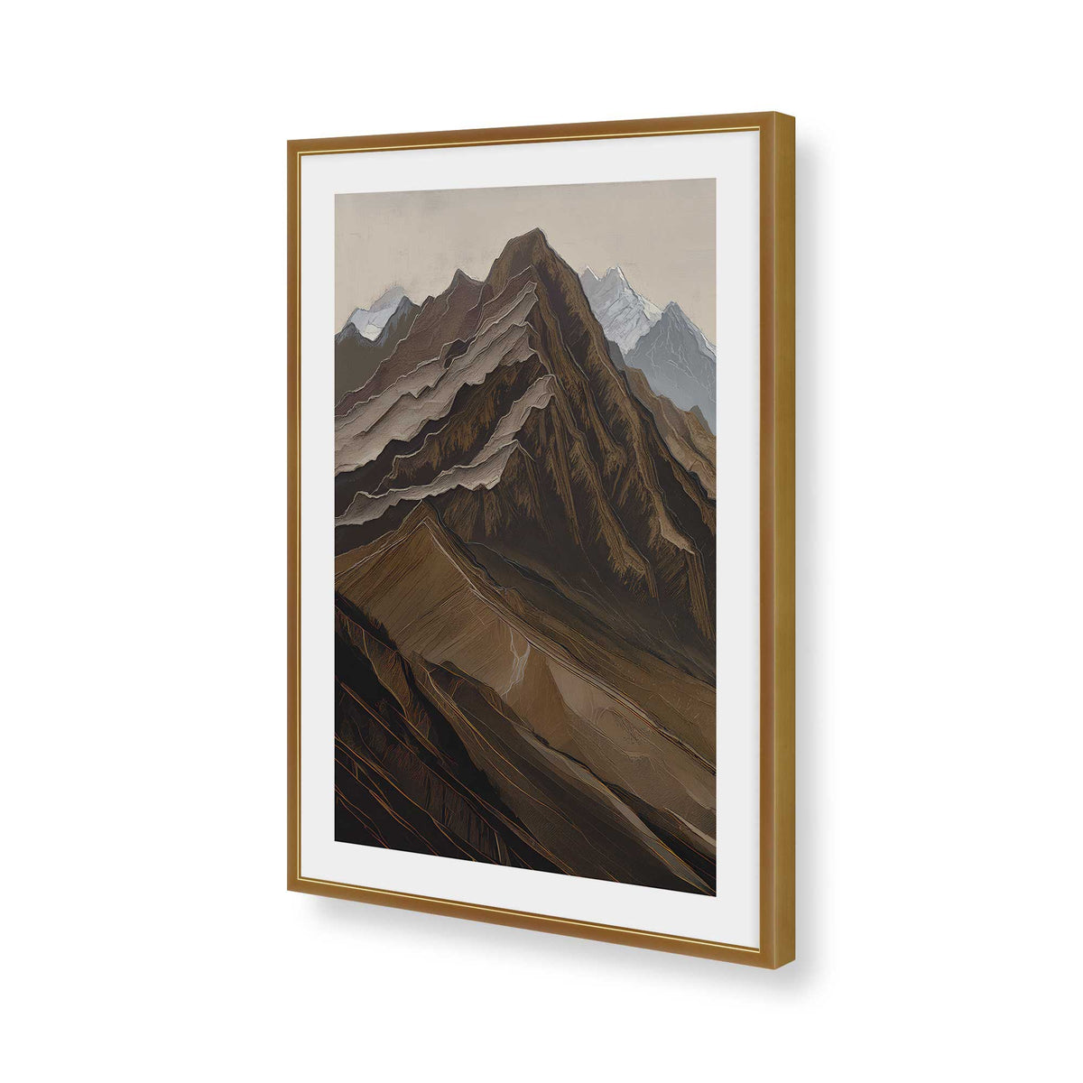[Color:Polished Gold], Picture of art in a Polished Gold frame of the corner