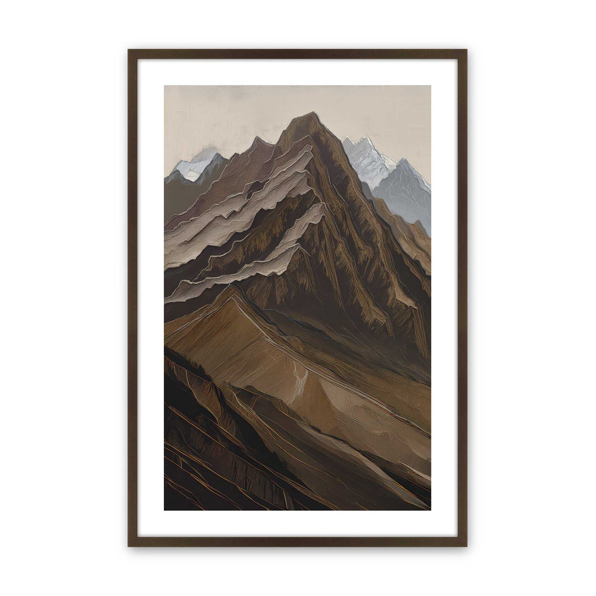 [Color:Belvinder Brown], Picture of art in a Belvinder Brown frame
