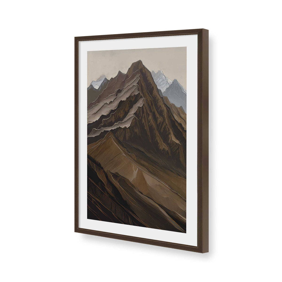 [Color:Belvinder Brown], Picture of art in a Belvinder Brown frame of the corner