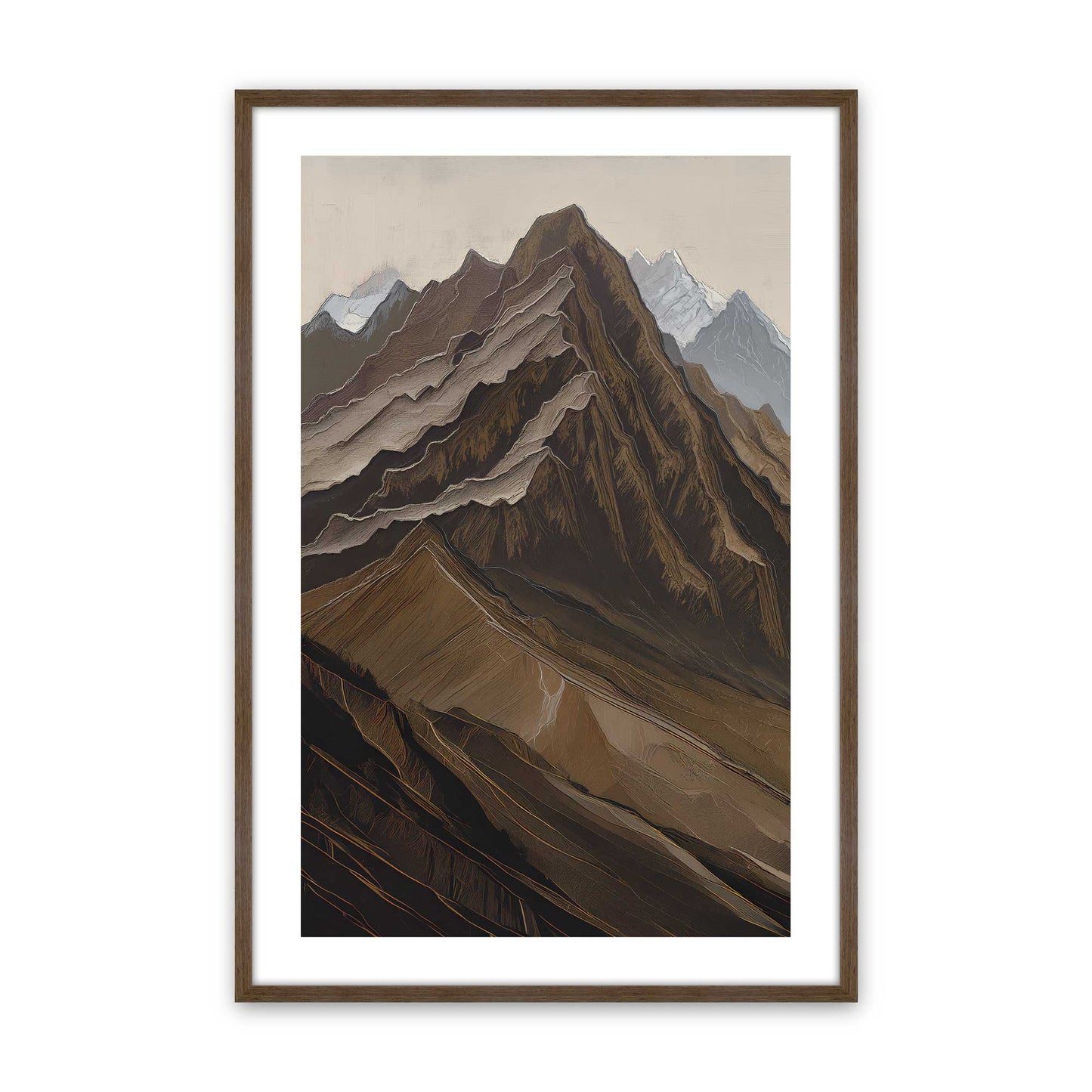 [Color:Walnut], Picture of art in a Walnut frame