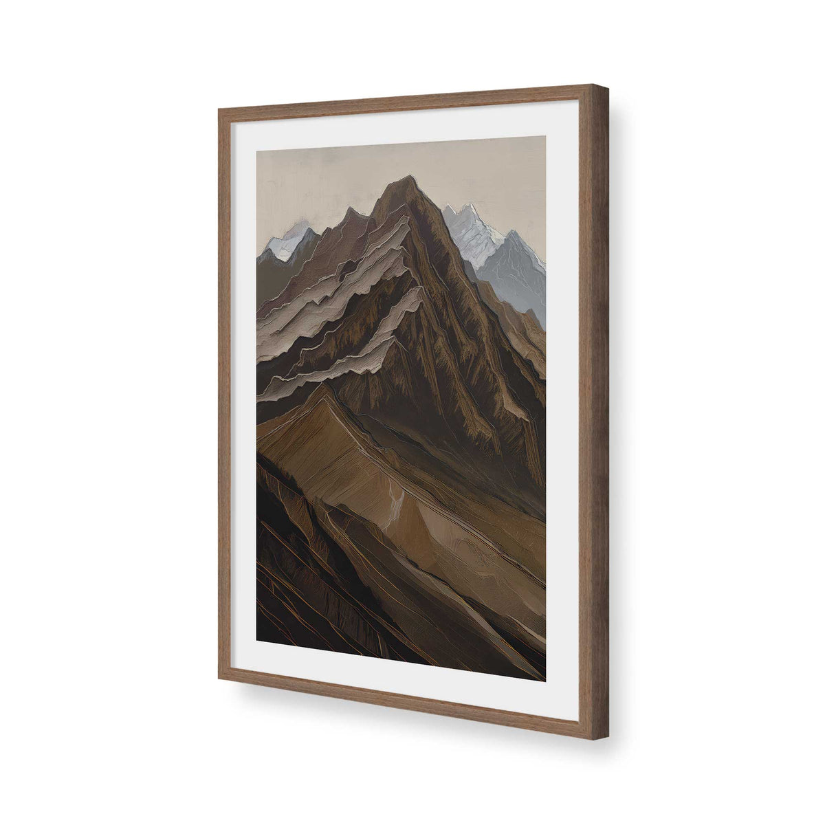 [Color:Walnut], Picture of art in a Walnut frame of the corner