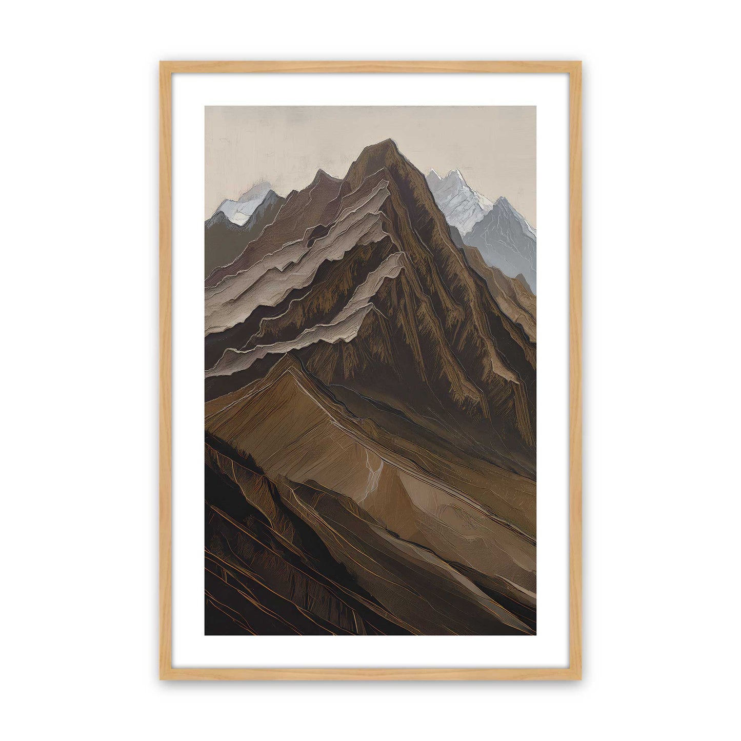 [Color:American Maple], Picture of art in a American Maple frame