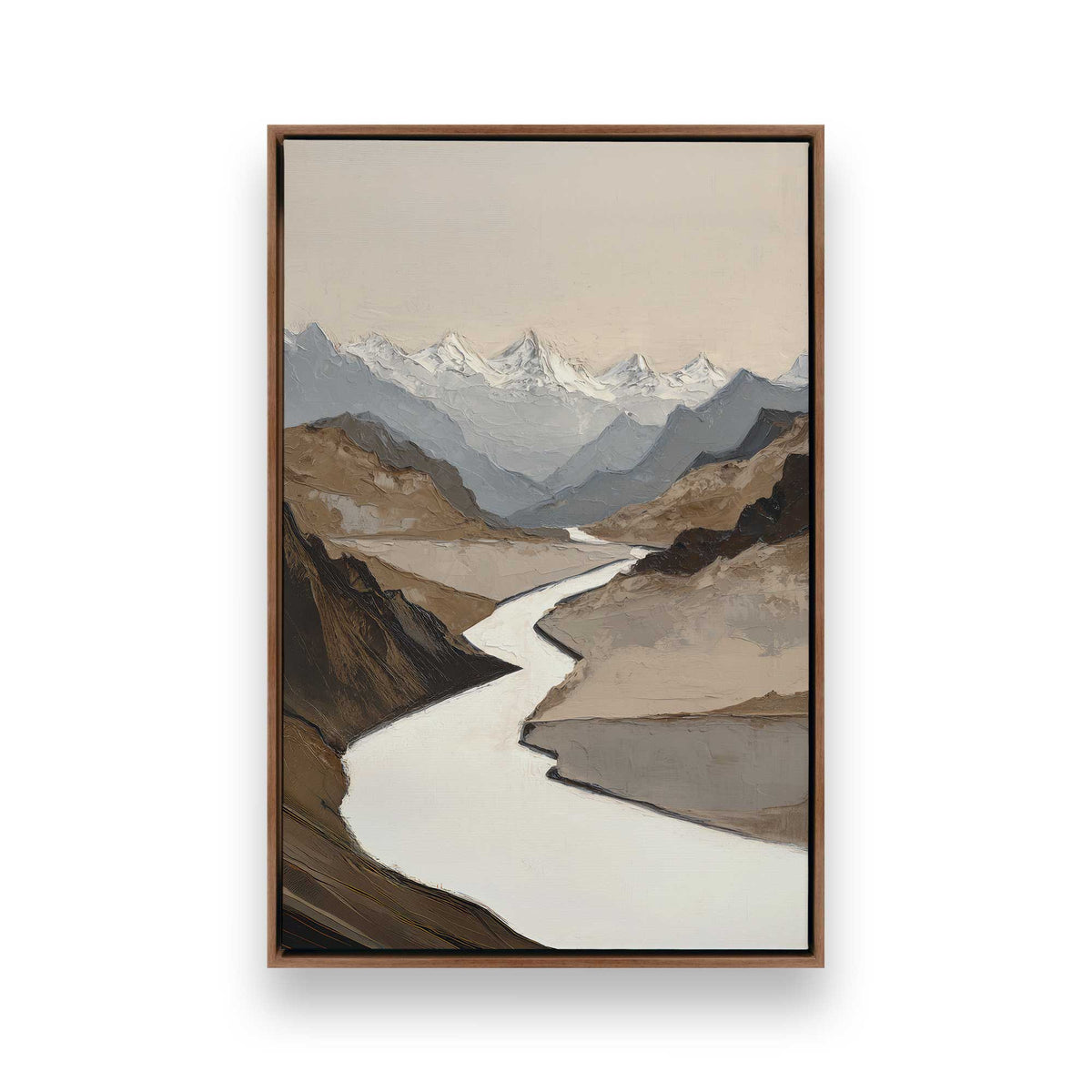[Color:Walnut], Picture of art in a Walnut frame