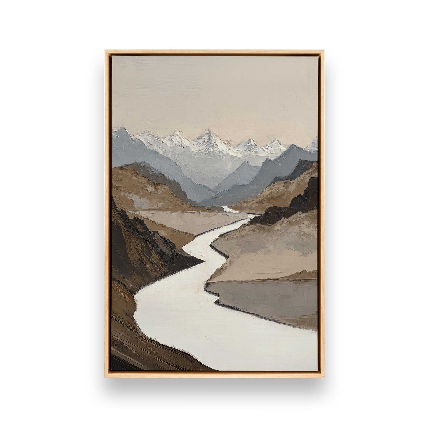 [Color:American Maple], Picture of art in a American Maple frame