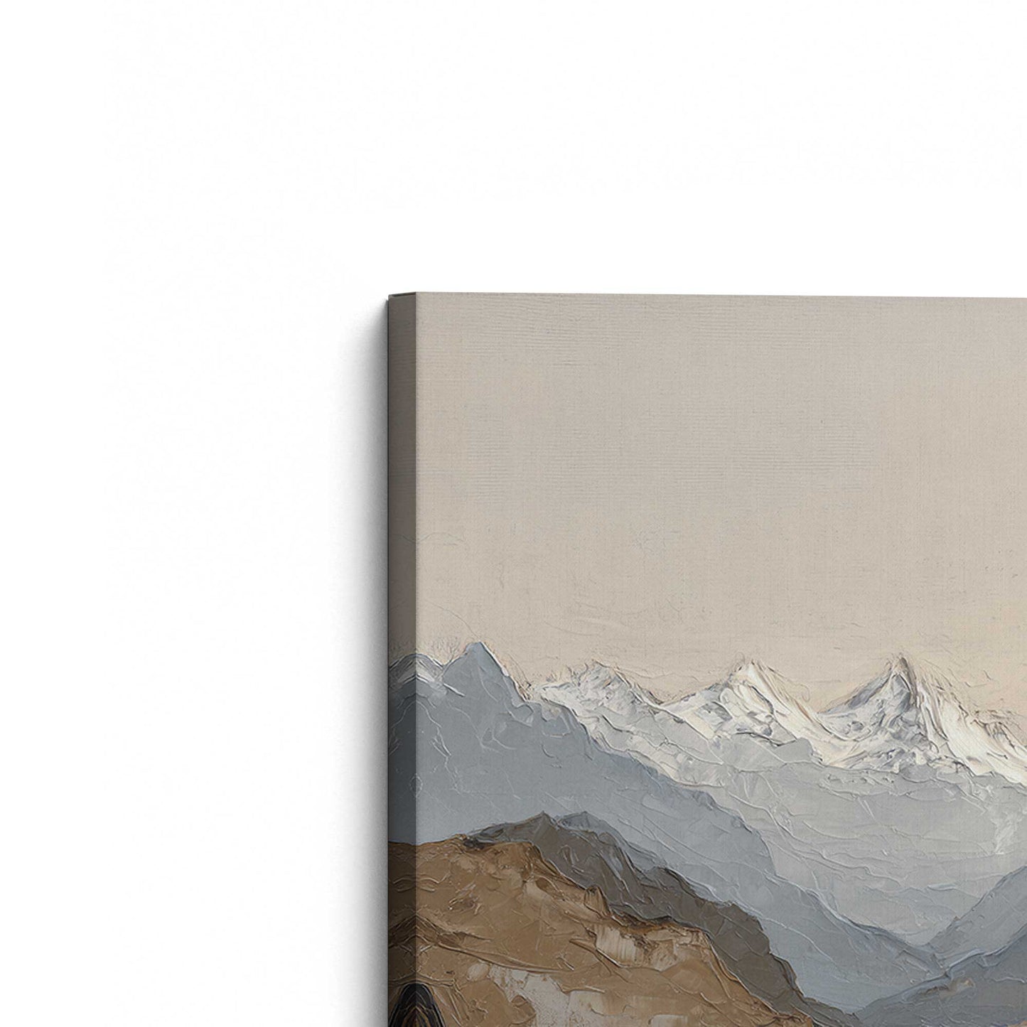 [Color:Stretched Canvas], Picture of the corner of the art