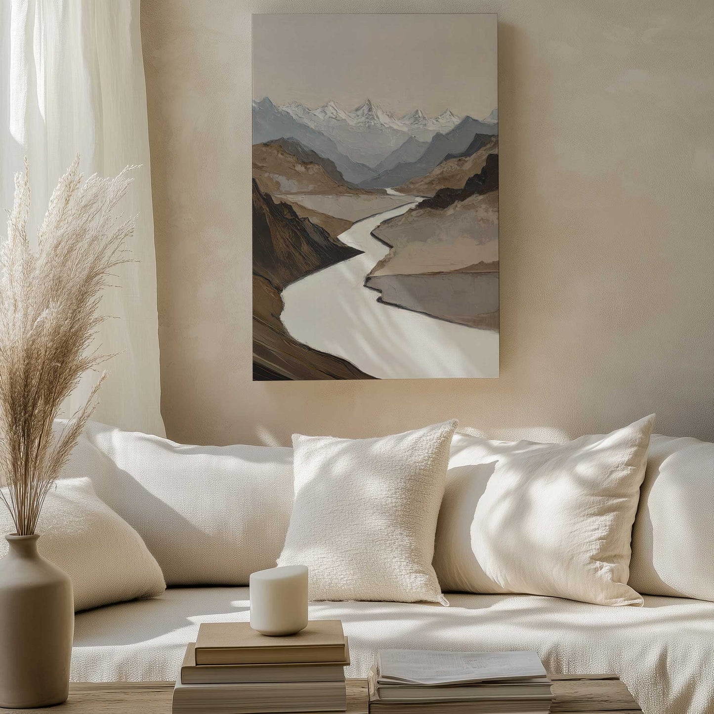 Picture of art in a room