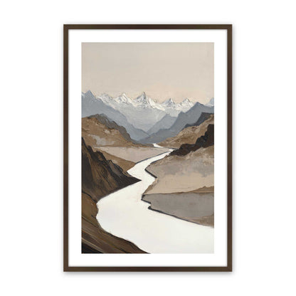 [Color:Belvinder Brown], Picture of art in a Belvinder Brown frame
