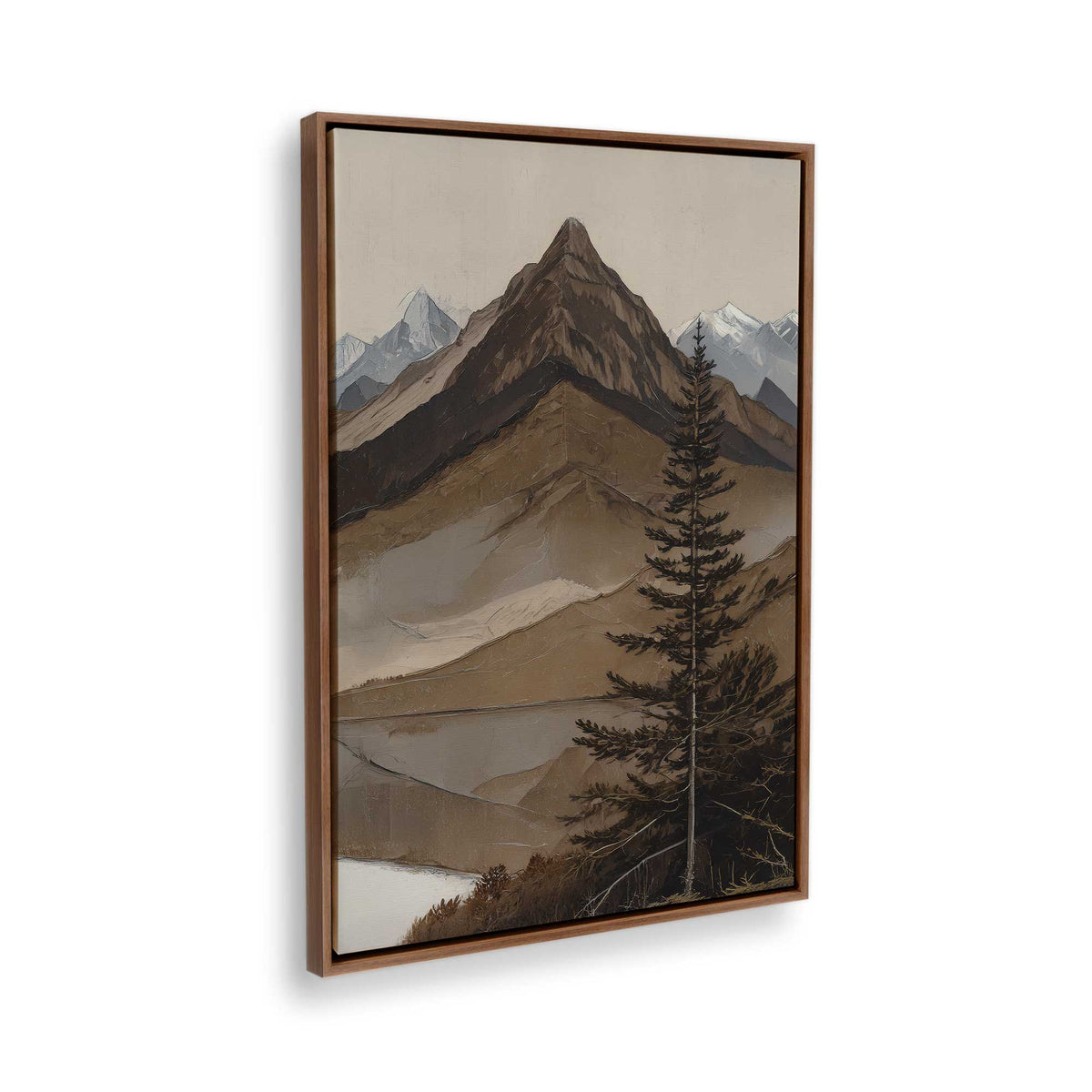 [Color:Walnut], Picture of the corner of the art