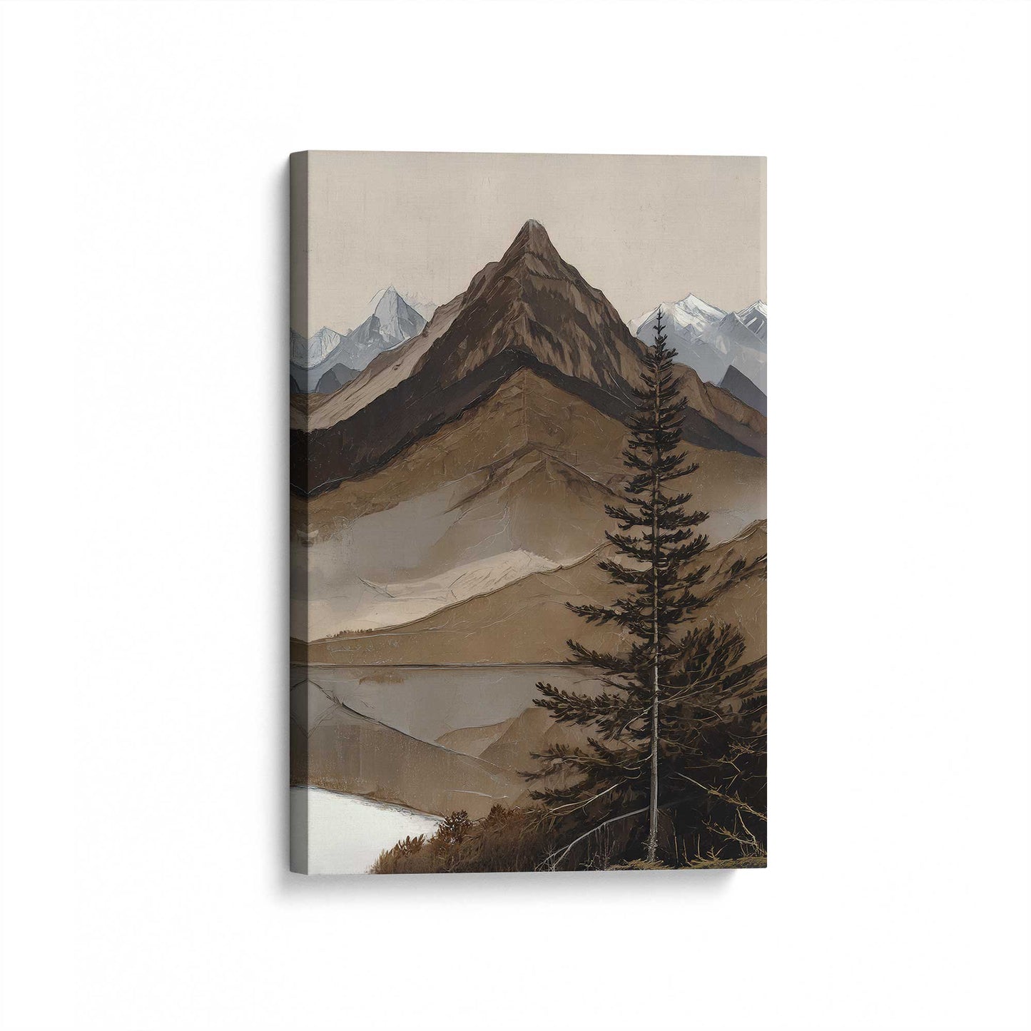 [Color:Stretched Canvas], Picture of art at an angle