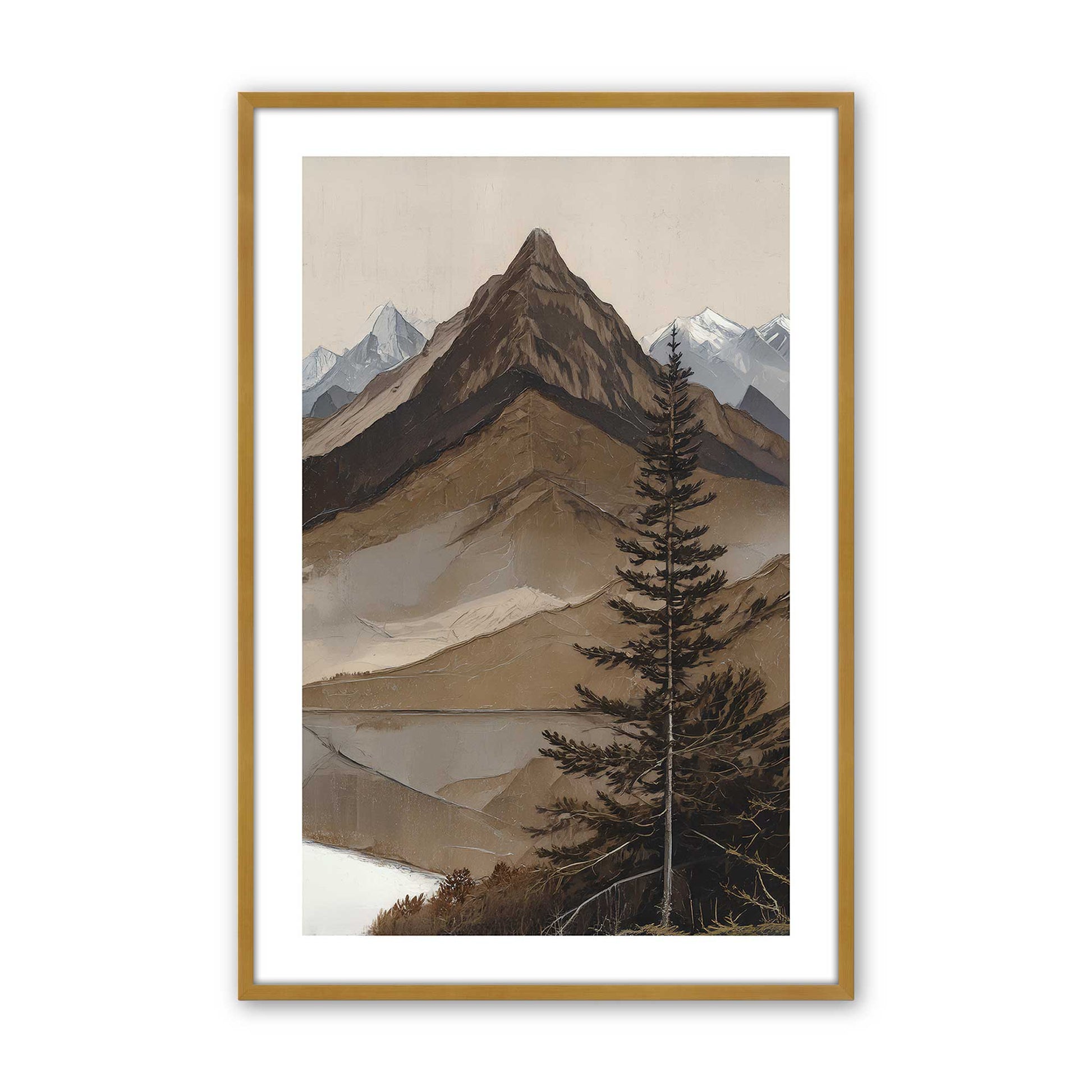 [Color:Polished Gold], Picture of art in a Polished Gold frame