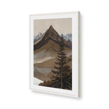 [Color:Opaque White], Picture of art in a Opaque White frame of the corner