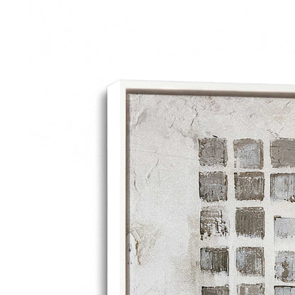 [Color:Opaque White], Picture of art in a White frame at an angle