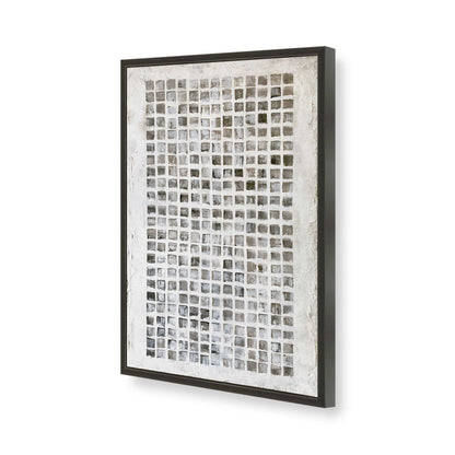 [Color:Satin Black], Picture of art in a Satin Black frame of the corner