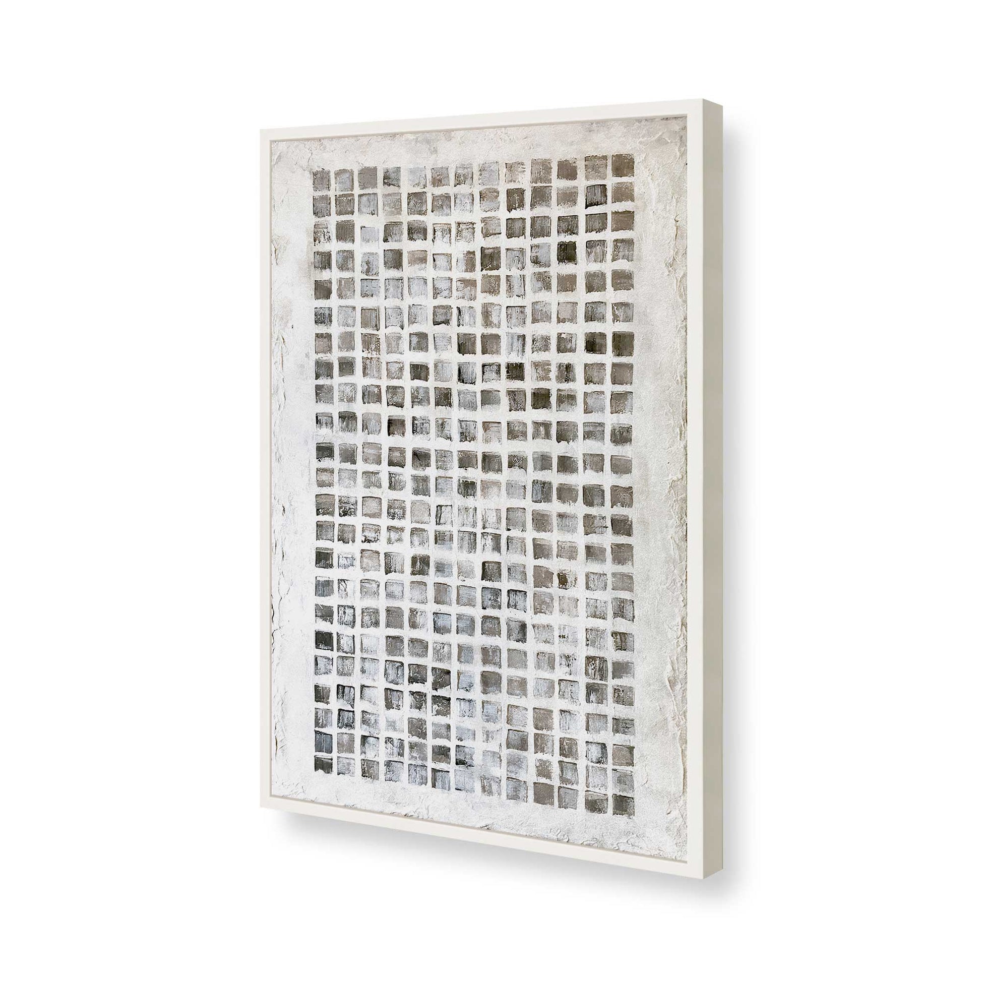 [Color:Opaque White], Picture of art in a Opaque White frame of the corner