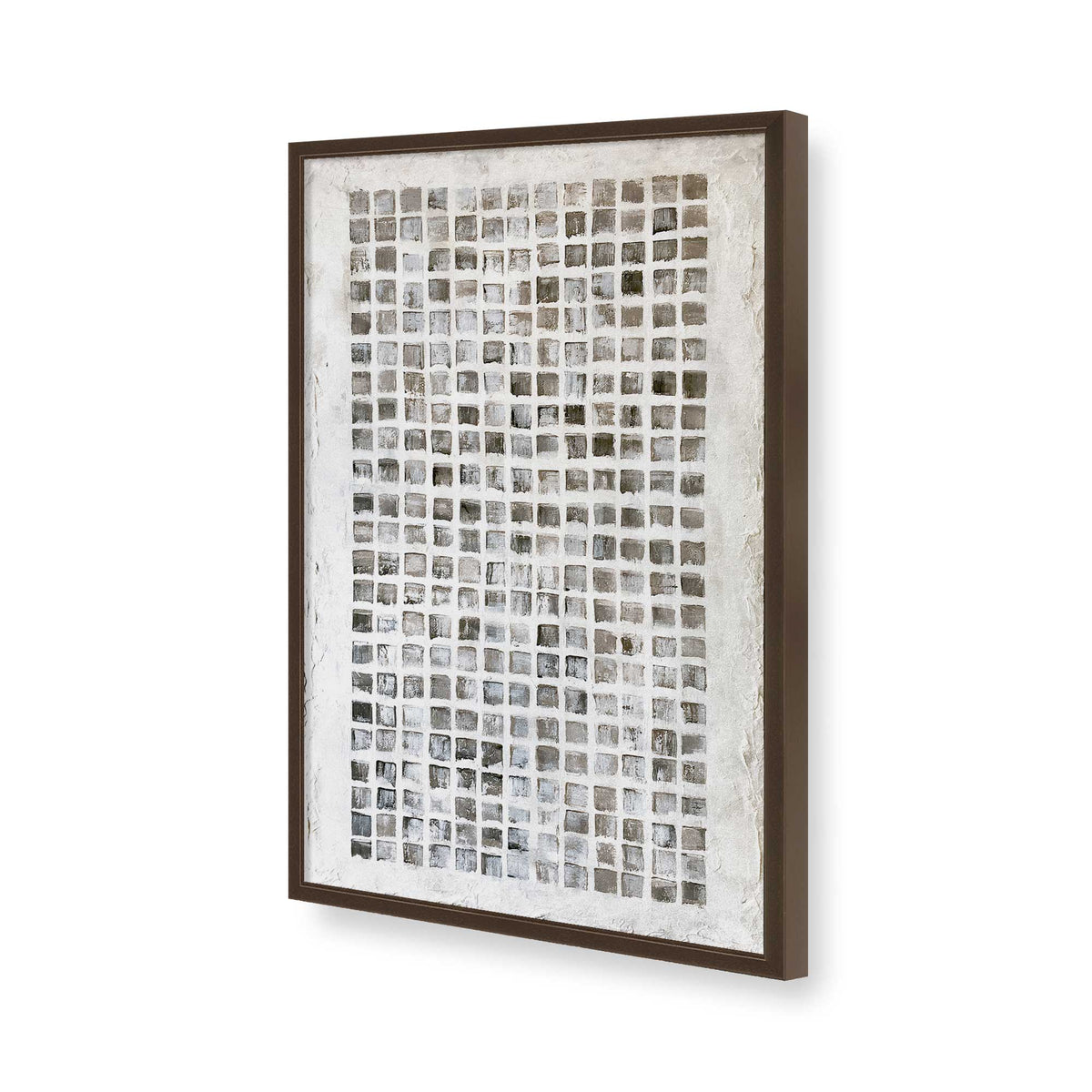[Color:Brown], Picture of art in a Brown frame of the corner