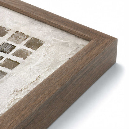 [Color:Walnut], Picture of art in a Walnut frame at an angle