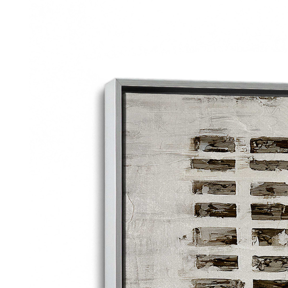 [Color:Polished Chrome], Picture of art in a Polished Chrome frame at an angle