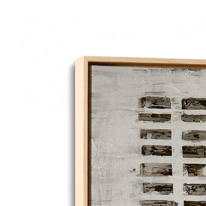 [Color:American Maple], Picture of art in a American Maple frame at an angle