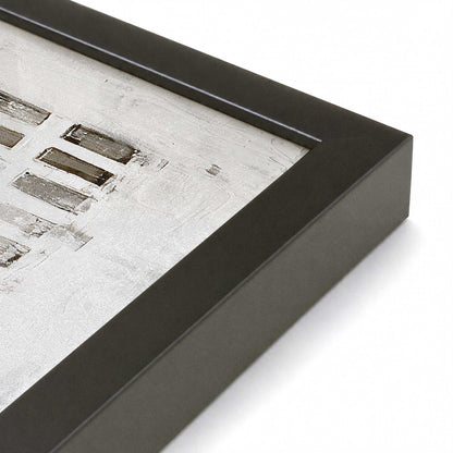 [Color:Satin Black], Picture of art in a Satin Black frame at an angle