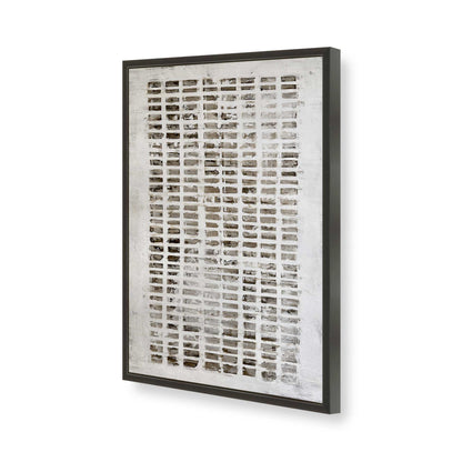 [Color:Satin Black], Picture of art in a Satin Black frame of the corner
