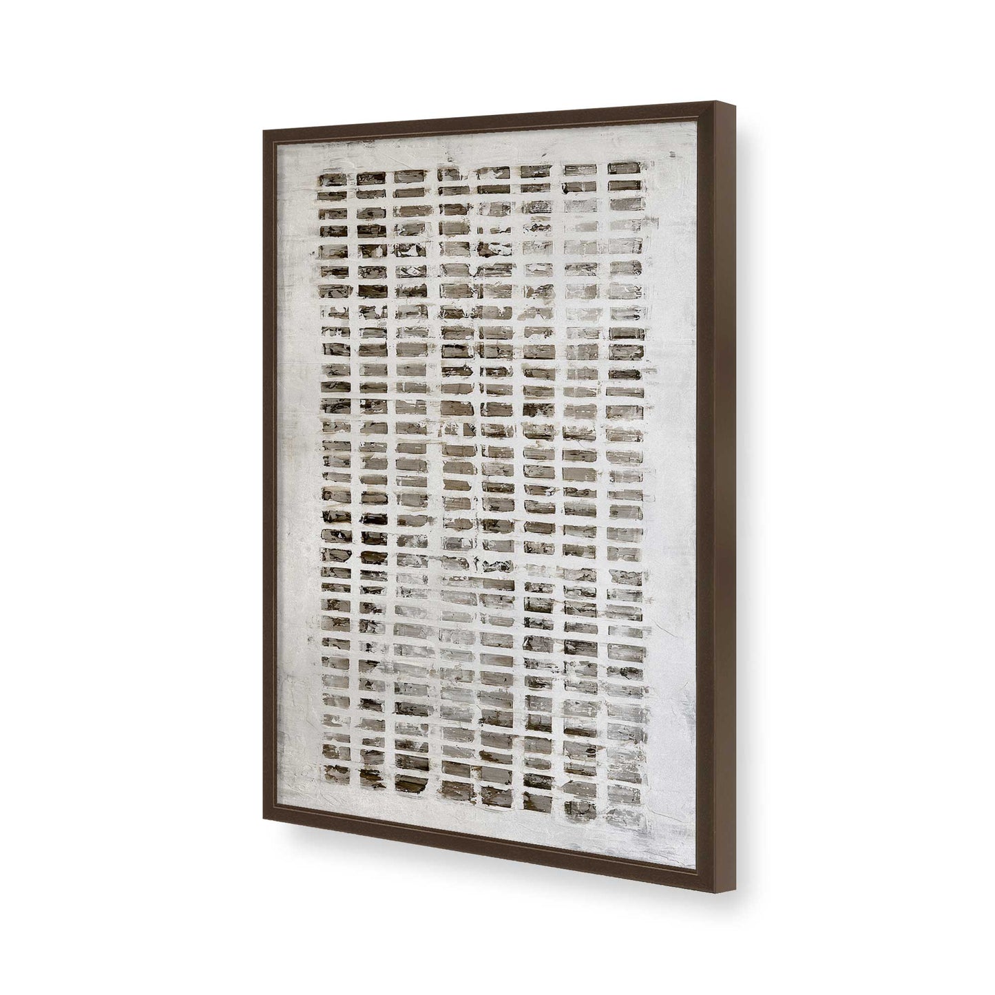 [Color:Brown], Picture of art in a Brown frame of the corner