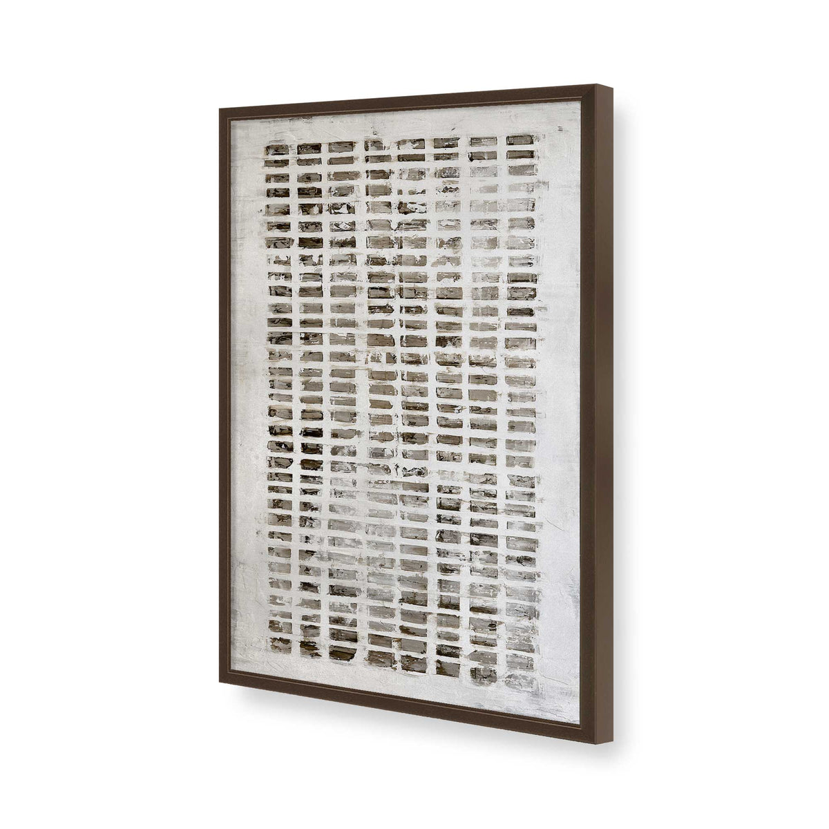 [Color:Brown], Picture of art in a Brown frame of the corner