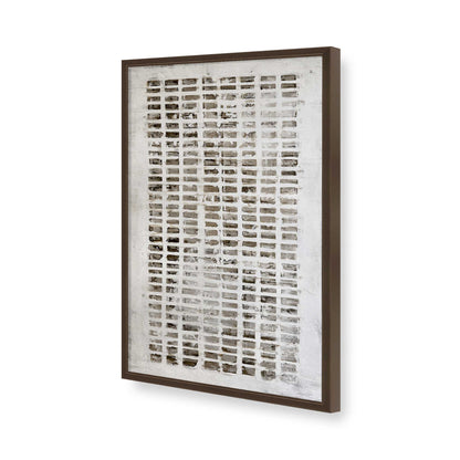 [Color:Brown], Picture of art in a Brown frame of the corner
