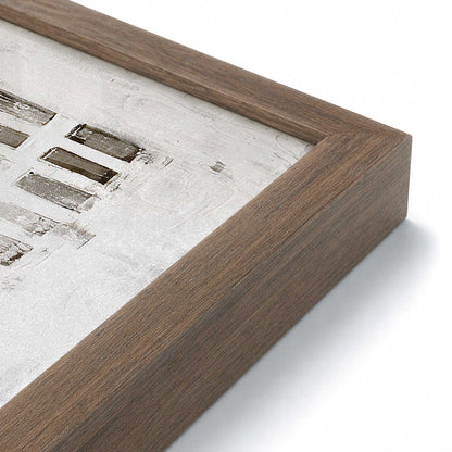 [Color:Walnut], Picture of art in a Walnut frame at an angle