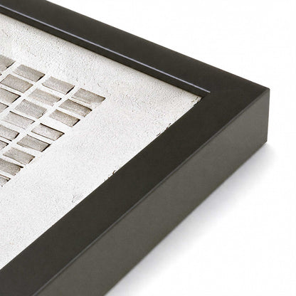 [Color:Satin Black], Picture of art in a Satin Black frame at an angle