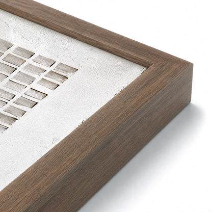 [Color:Walnut], Picture of art in a Walnut frame at an angle