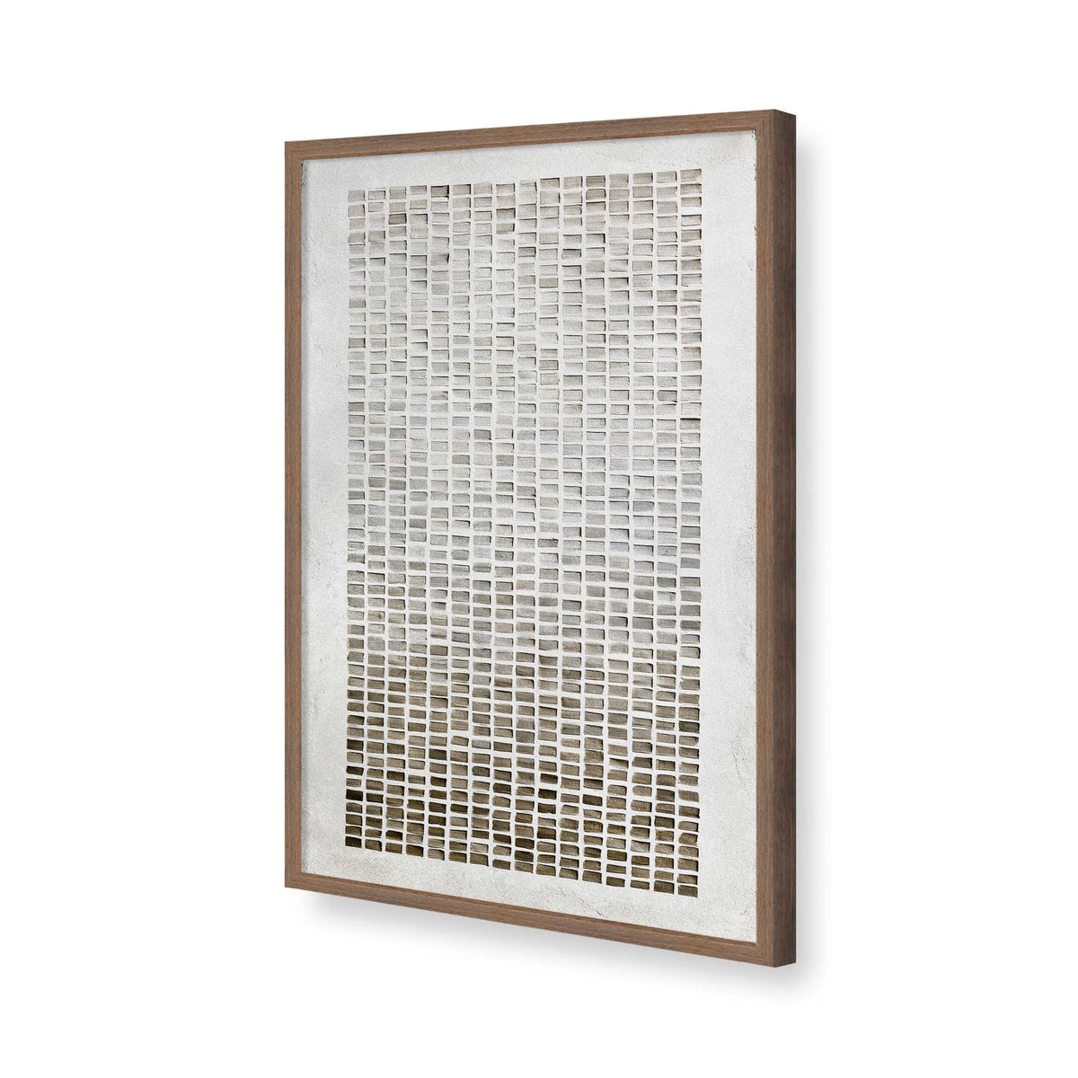 [Color:Walnut], Picture of art in a Walnut frame of the corner