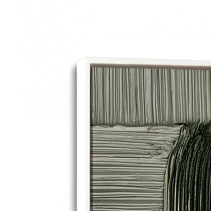 [Color:Opaque White], Picture of art in a White frame at an angle