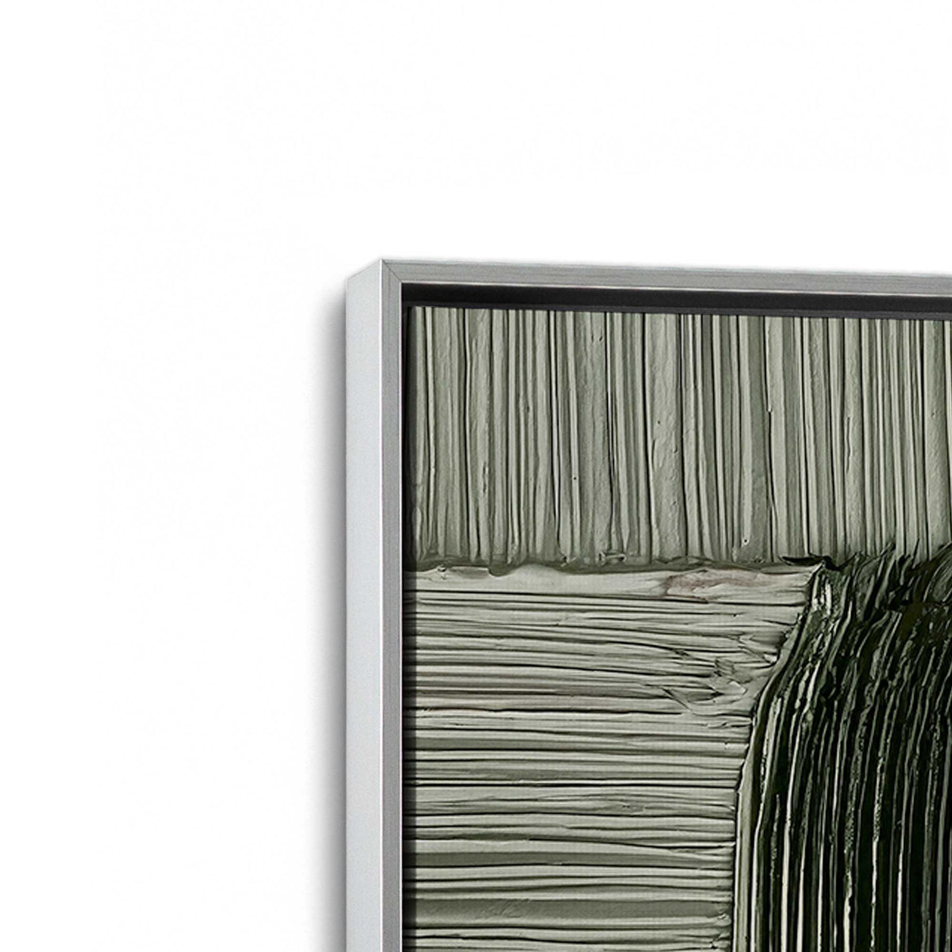 [Color:Polished Chrome], Picture of art in a Polished Chrome frame at an angle