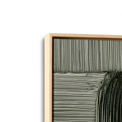 [Color:American Maple], Picture of art in a American Maple frame at an angle