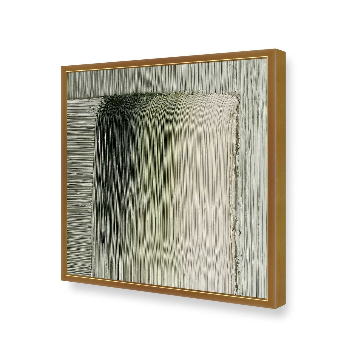 [Color:Polished Gold], Picture of art in a Polished Gold frame of the corner