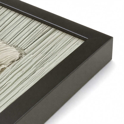 [Color:Satin Black], Picture of art in a Satin Black frame at an angle