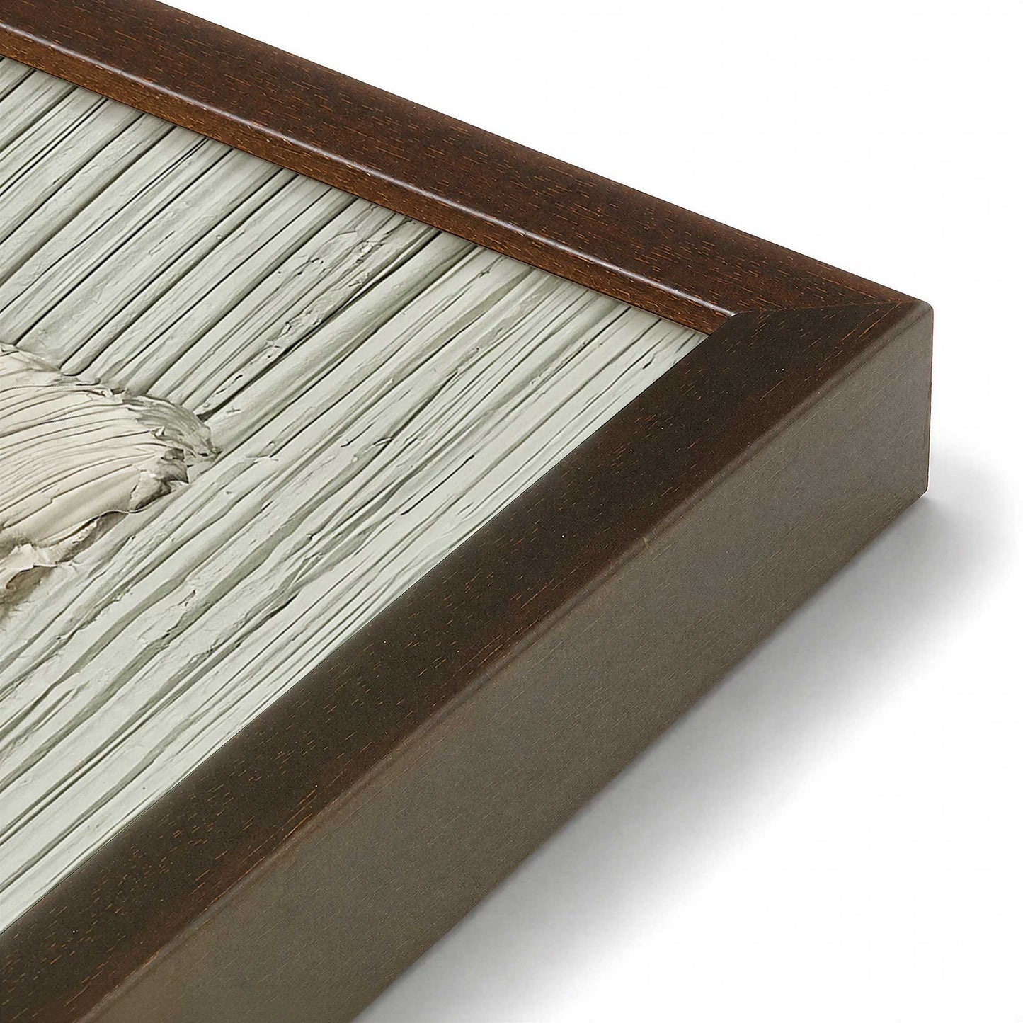 [Color:Belvinder Brown], Picture of art in a Belvinder Brown frame at an angle