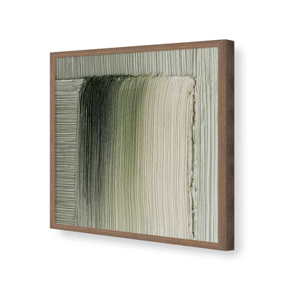 [Color:Walnut], Picture of art in a Walnut frame of the corner