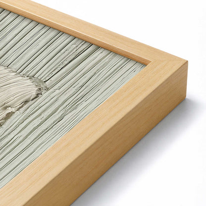 [Color:American Maple], Picture of art in a American Maple frame at an angle