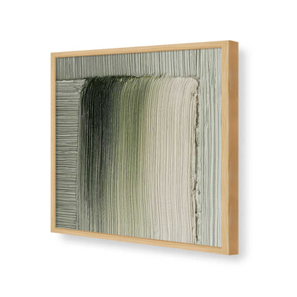 [Color:American Maple], Picture of art in a American Maple frame of the corner