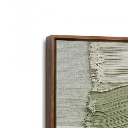 [Color:Walnut], Picture of art in a Walnut frame at an angle