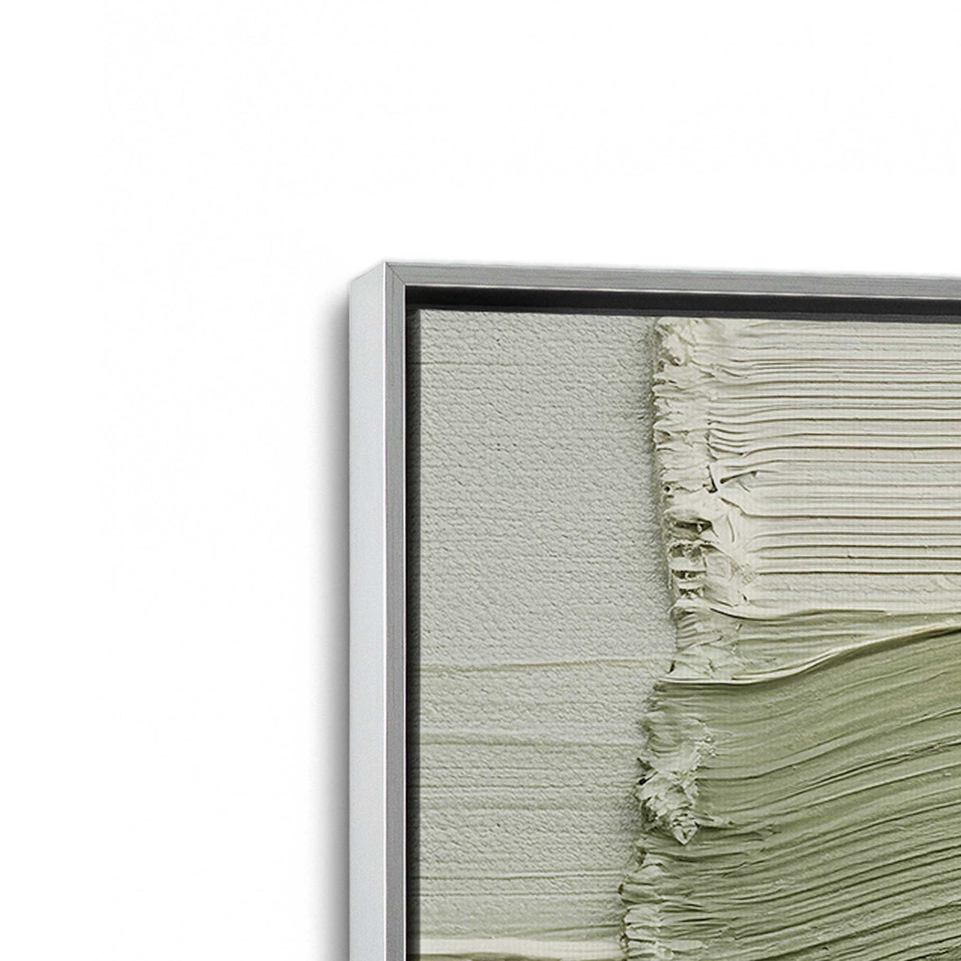 [Color:Polished Chrome], Picture of art in a Polished Chrome frame at an angle