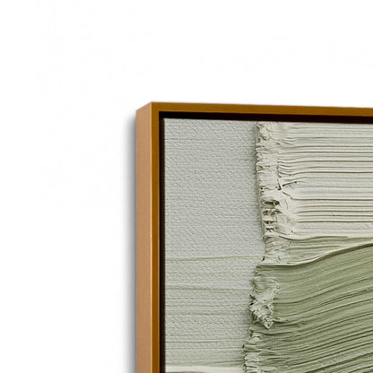 [Color:Polished Gold], Picture of art in a Polished Gold frame at an angle