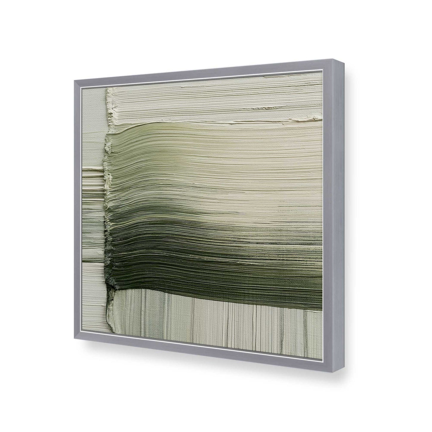[Color:Polished Chrome], Picture of art in a Polished Chrome frame of the corner