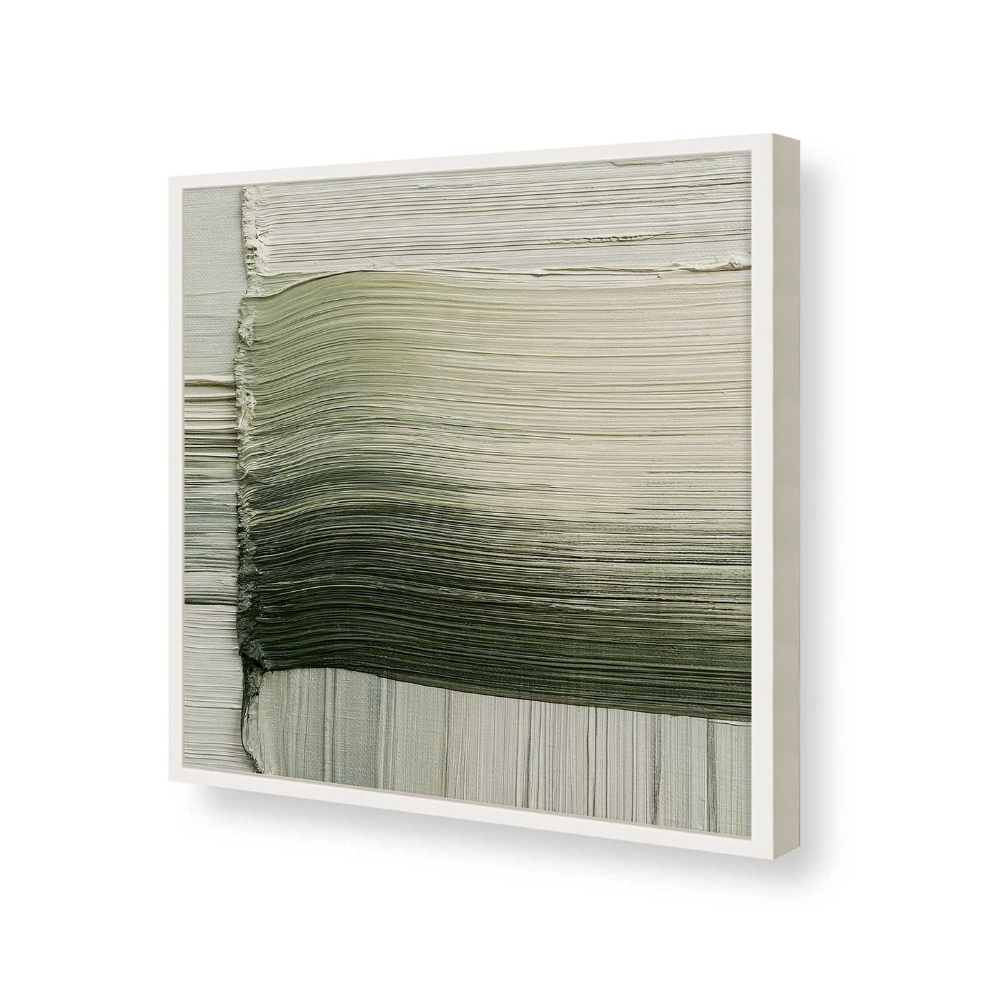 [Color:Opaque White], Picture of art in a Opaque White frame of the corner