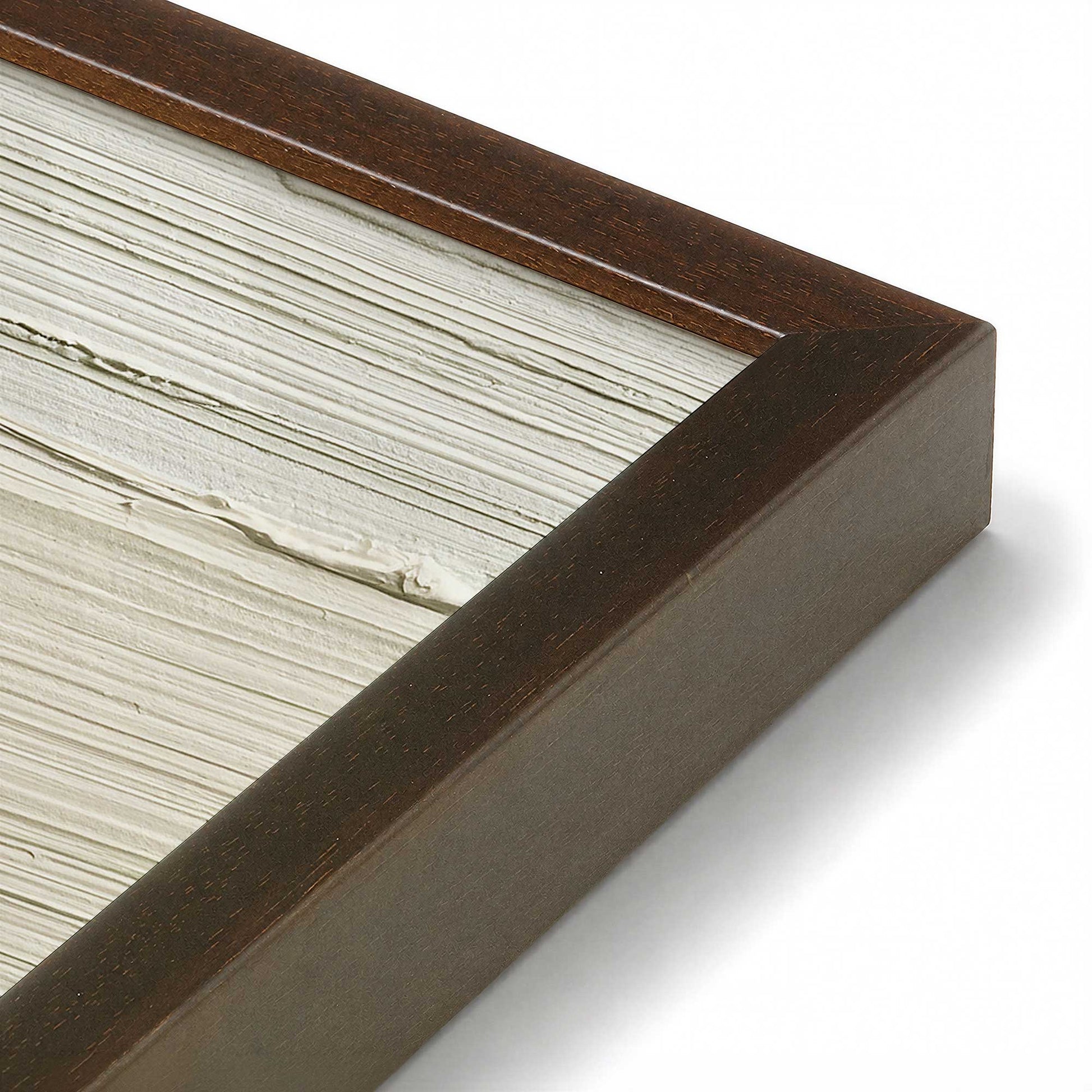 [Color:Belvinder Brown], Picture of art in a Belvinder Brown frame at an angle