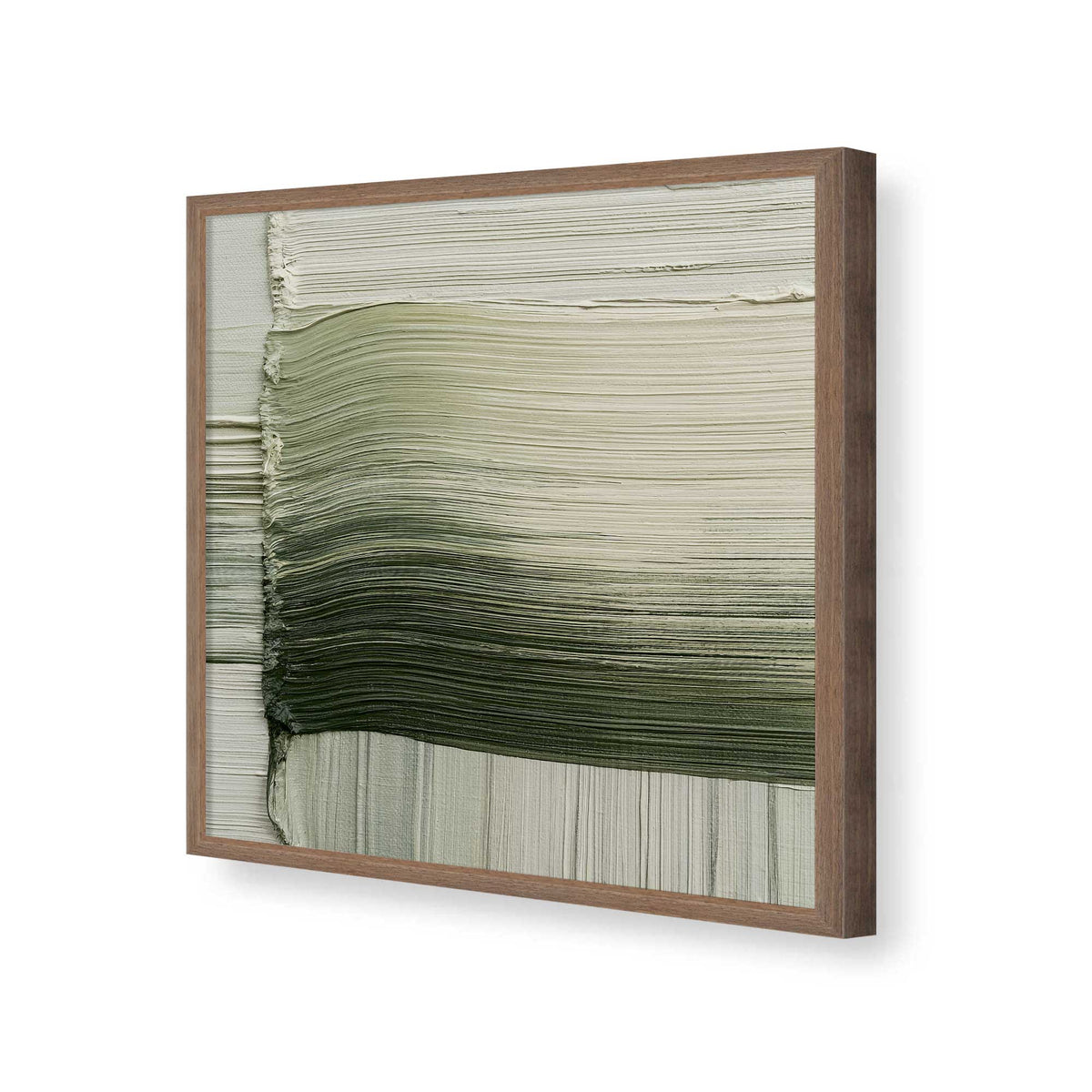 [Color:Walnut], Picture of art in a Walnut frame of the corner